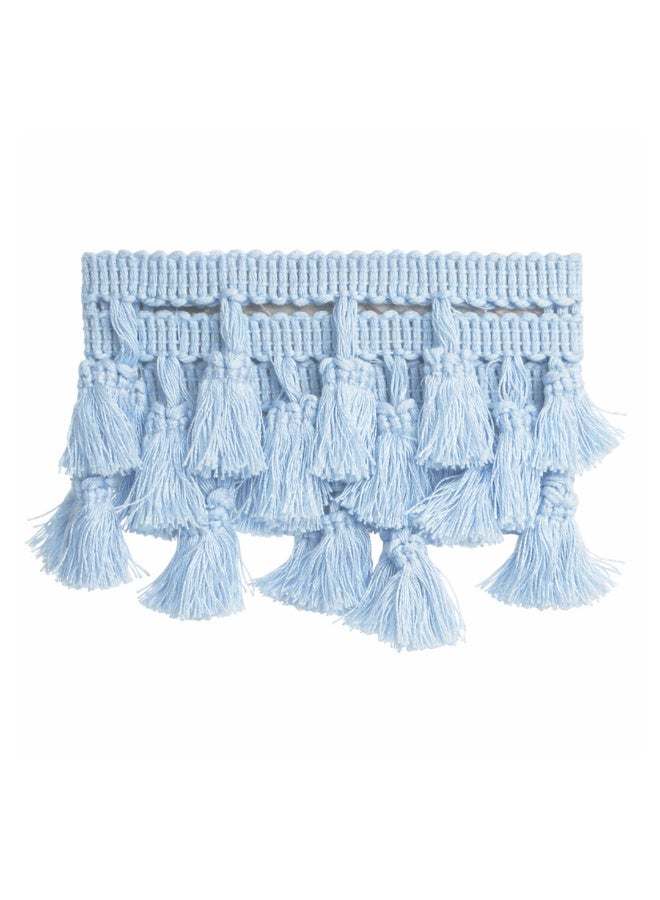Habibi Party Tassels – 1 Yard Blue Color, 4.5 cm for DIY Crafts & Decoration - Image 3